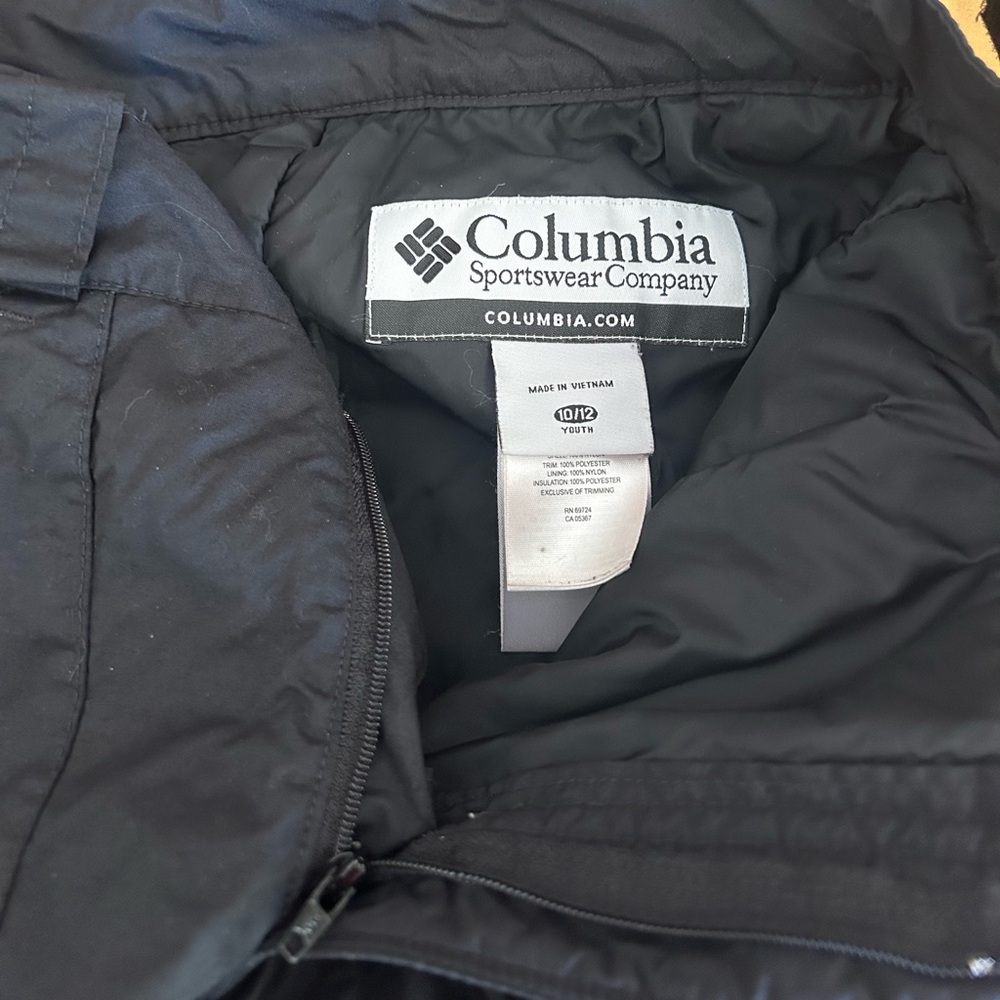 Columbia Black lined ski pants